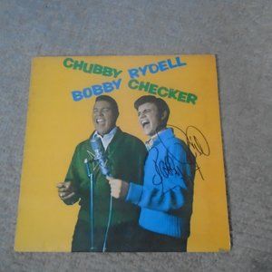 Chubby Checker & Bobby Rydell C-1013 Signed